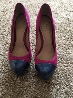 Vince Camuto Jorgie Suede Platforms Pumps
